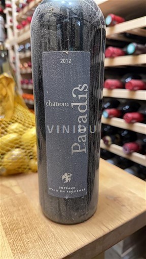 Wines Rouge sec Château Paradis 2012 France Provence Coteaux d'Aix-en-Provence AOC