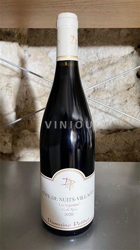 Burgundsko Côte de nuits villages Domaine Petitot Jean & Fils Les Vignottes 2020