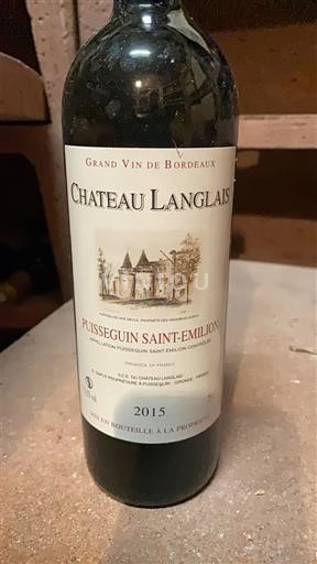 Bordeaux Puisseguin-saint-émilion Château Langlais 2015
