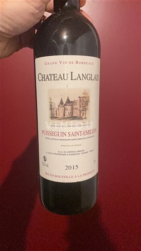Burdeos Puisseguin-saint-émilion Château Langlais 2015
