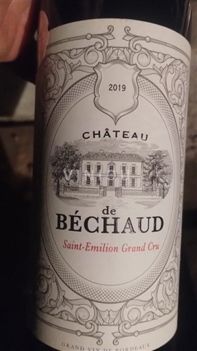 Bordéus Saint-Émilion Grand Cru Grand Cru Château Béchaud 2019