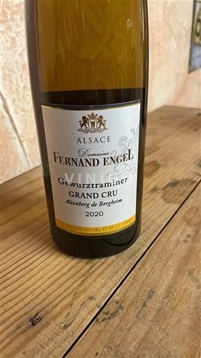 Alsace Ospecificerad Grand Cru Domaine Fernand Engel Altenberg de Bergheim 2020