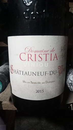 Rhônetal Châteauneuf-du-Pape Domaine Cristia 2015