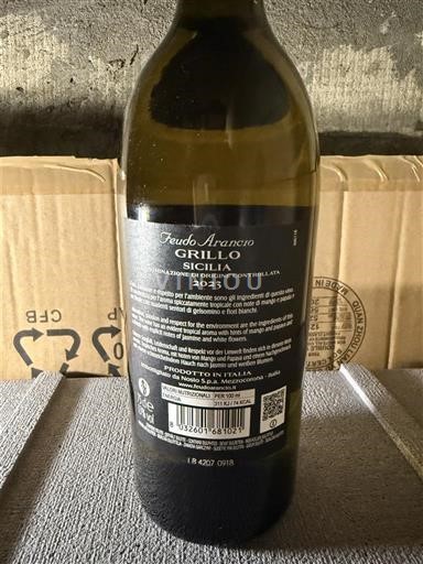 Sicilien Feudo Arancio Grillo 2023