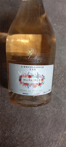Provence Côtes-de-provence Bertrand Muraires L'Excellence des Muraires Ei vuosikertaa