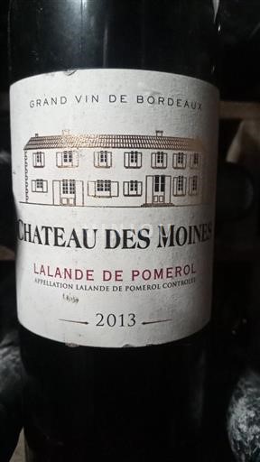 Bordeaux Lalande-de-pomerol Château S Moines 2013