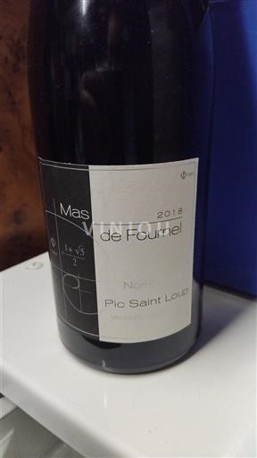 Rượu vang Rouge sec Nomade Mas de Fournel 2018 Pháp Languedoc Pic-saint-loup AOC
