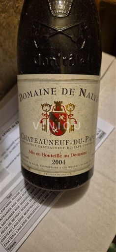 Rhônevallei Châteauneuf-du-Pape Domaine Nalys 2004
