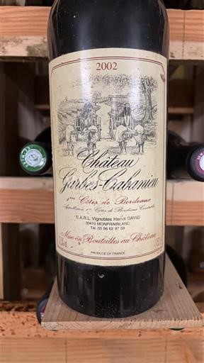 Bordeaux Côtes de Bordeaux Château Garbes-Cabanieu 2002