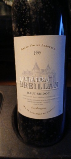Bordeaux Haut-Médoc Château Breillan 1999