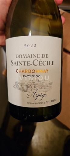 Linguadoca e Rossiglione Paese d'Oc Domaine Sainte-Cécile Arpège 2022