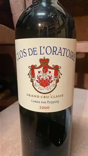 Bordeaux Saint-Émilion Grand Cru Grand Cru Clos de l'Oratoire 2006