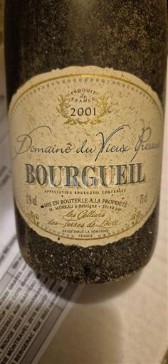 Údolí Loiry Bourgueil Domaine Vieux Pressoir 2001