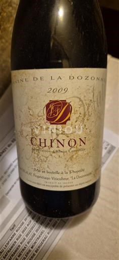Loiren laakso Chinon Domaine La Dozonnière 2009
