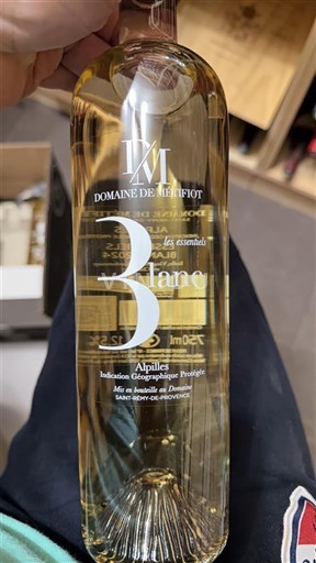 Alpes e regiões Ródano Alpilles Domaine Métifiot 3 Blanc 2024