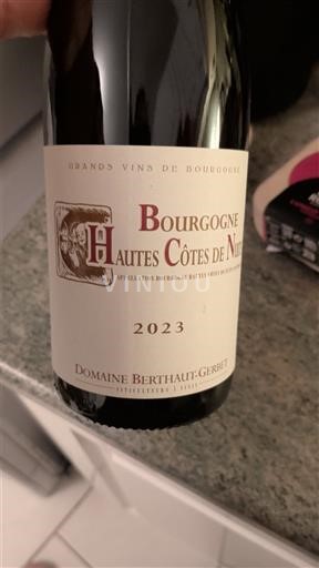 Bourgogne Không được chỉ định Domaine Berthaut-Gerbet 2023