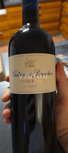 Burdeos Bordeaux superior Château Parenchère Raphaël 2007