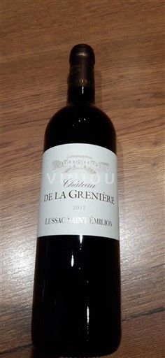 Bordeaux Lussac-saint-émilion Château La Grenière 2017