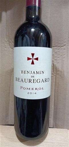 Bordeaux Pomerol Benjamin de Beauregard 2014