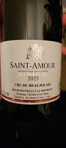 Beaujolais Saint-Amour Dominique, Christine et Loïc Marten 2023