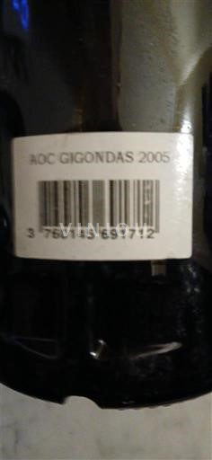 Rhône-dalen Gigondas Saint francois xavier 2005