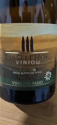 Trentino-Alto Adige Vini del Trentino-Alto Adige Lieselehof Vino del Passo Senza annata