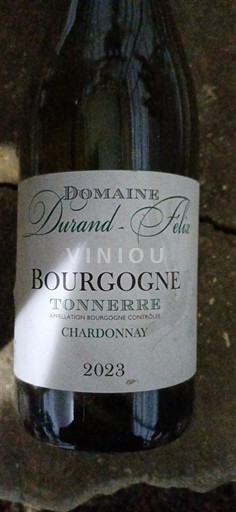 Burgundija Bourgogne Tonnerre Domaine Rand-Félix 2023
