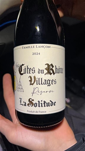 Rhônedalen Côtes-du-Rhône-Villages La Solitude Réserve 2024