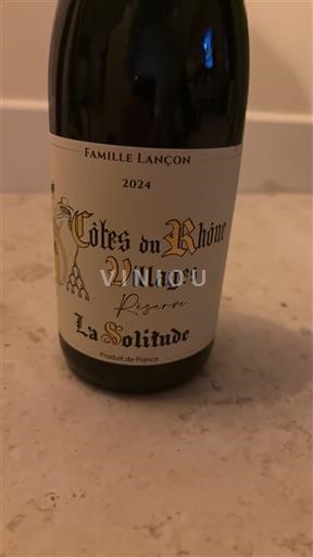 Vallée du Rhône Côtes-du-rhône-villages La Solitude Réserve 2024