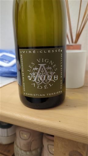 Burgundy Viré-clessé Christian Terrier Les Vignes Adélie 2023
