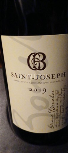 Rhône-dalen Saint-Joseph Gérard Bruchet 2019