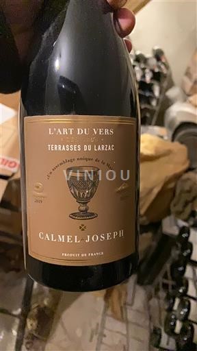 Languedoc Terrasses-du-larzac Calmel & Joseph L'Art du Vers 2019