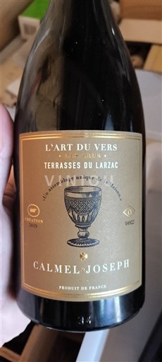 Vin Rouge sec L'Art du Vers Calmel & Joseph 2019 Frankrike Languedoc Terrasser av Larzac AOC