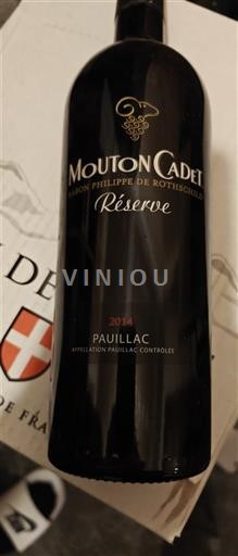 Vine Rouge sec Réserve Baron Philippe de Rothschild 2014 Frankrig Bordeaux Pauillac AOC