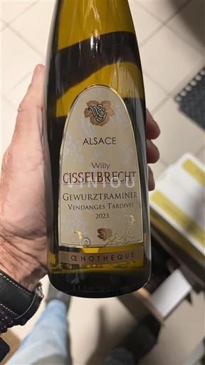 Alsace Ospecificerad Vendanges Tardives Château Willy Gisselbrecht Œnothèque 2023