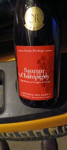 Loiren laakso Saumur-champigny Réserve des Dars Prestige 2020