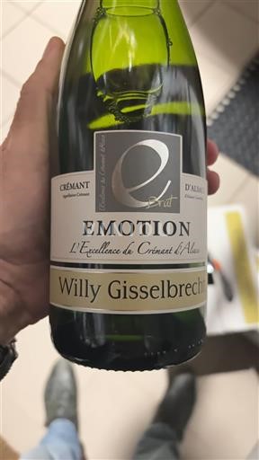 Alsace Crémant d'Alsace Château Willy Gisselbrecht Emotion Ikke årgangsbestemt