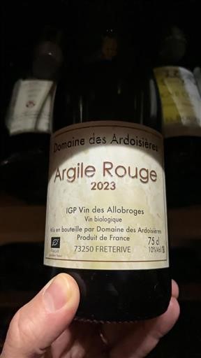 Alperna och Rhône-länderna Allobroges viner Domaine S Ardoisières Argile Rouge 2023