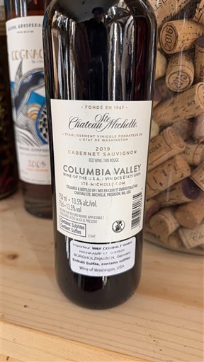 AVA Bờ Đông Không được chỉ định Château Ste Michelle 2019