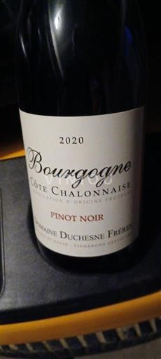 Wines Rouge sec Pinot Noir Domaine Chesne Frères 2020 France Burgundy Burgundy Côte Chalonnaise AOC