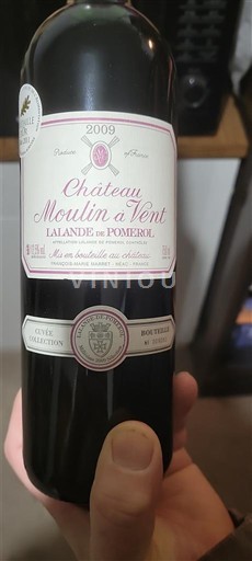 Bordeaux Lalande-de-Pomerol Château Moulin à Vent Collection 2009