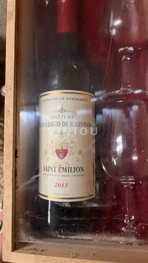 Bordeaux Saint-Émilion Château Grand David de Mauvinon 2013