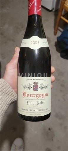Bourgogne Domaine Chevillon-Chezeaux 2003
