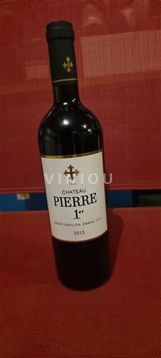 Burdeos Saint-Émilion Gran Cru Grand Cru Château Pierre 1er 2015