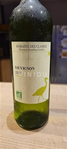 Aquitaine và Charentes Charentais Domaine S Claires Sauvignon 2023