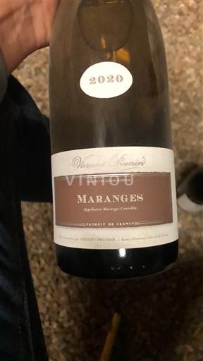 Burgundy Maranges Vincent Prunier 2020
