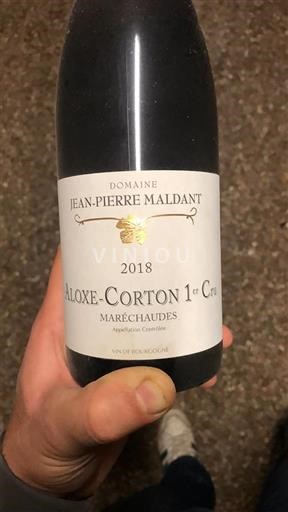 Borgonha Aloxe-Corton Premier Cru Jean-Pierre Maldant Maréchaudes 2018