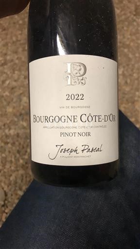 Borgoña Borgoña Côte d'Or Joseph Pascal 2022