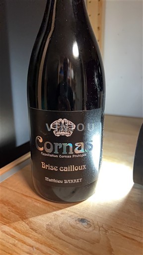 Vale do Ródano Cornas Mathieu Barret Brise cailloux 2022