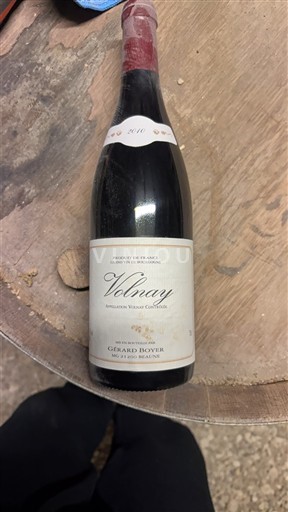 Burgundy Volnay Gérard Boyer 2010